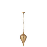 J-LINE HANGLAMP DROP METAAL GOUD SMALL