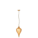 J-LINE HANGLAMP DROP METAAL GOUD SMALL