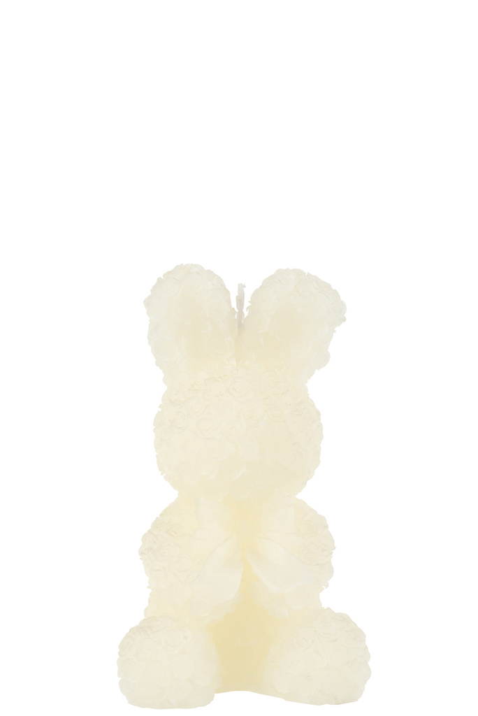 J-LINE KAARS KONIJN – WIT MEDIUM (15 UUR BRANDTIJD)