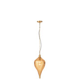 J-LINE HANGLAMP DROP METAAL GOUD SMALL