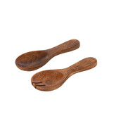 J-LINE SET VAN 2 SERVER ACACIA HOUT DONKER NATUUR