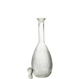 J-LINE KARAF STRIPES GLAS TRANSPARANT