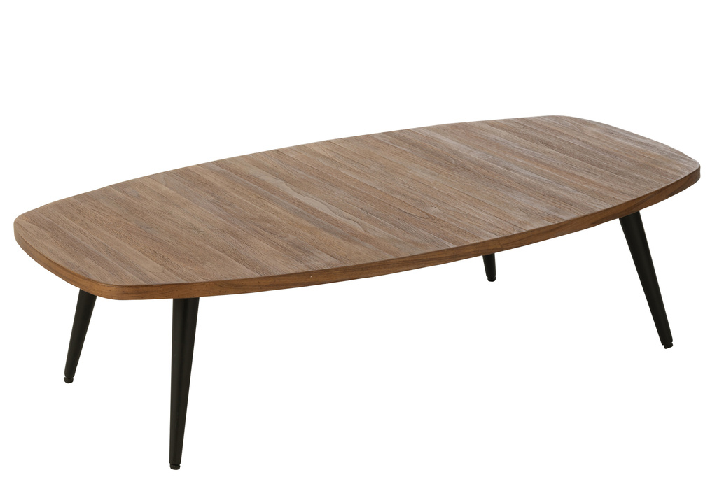J-LINE SALONTAFEL RECHTHOEKIG GERECYCLED TEAK NATUREL