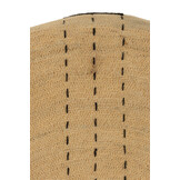 J-LINE WANDDECORATIE TRAY DOTTED LINES ZEEGRAS NATUUR/ZWART