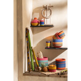 J-LINE GEURKAARS BASKET RED – WAX MIX LARGE 75H (SET VAN 2)