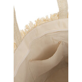 J-LINE SET VAN 2 – STRANDTAS + HOED – PAPIER NATUUR