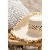 J-LINE SET VAN 2 – STRANDTAS + HOED – PAPIER NATUUR