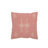 J-LINE KUSSEN DIAMANTEN + PIJLEN – KATOEN/POLYESTER – PERZIKROZE – 45 CM