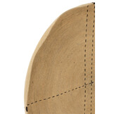 J-LINE WANDDECORATIE TRAY DOTTED LINES ZEEGRAS NATUUR/ZWART