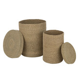 J-LINE SET VAN 2 HOGE MANDEN MARIE ZEEGRAS NATUREL