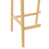 J-LINE BARKRUK EMMA – TEAK/RATTAN – NATUUR – 100 CM