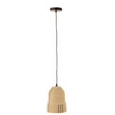 J-LINE HANGING LAMP LINES SEAGRASS – NATURAL/BLACK