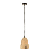 J-LINE HANGING LAMP LINES SEAGRASS – NATURAL/BLACK