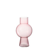 J-LINE VAAS BAL – GLAS LICHTROZE – MEDIUM