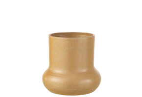 J-LINE FLOWERPOT ORGANIC CERAMIC BEIGE LARGE