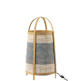 J-LINE FLOOR LAMP JEAN BAMBOO BLUE