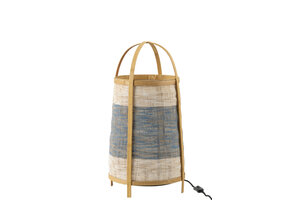 J-LINE FLOOR LAMP JEAN BAMBOO BLUE