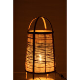 J-LINE FLOOR LAMP JEAN BAMBOO BLUE