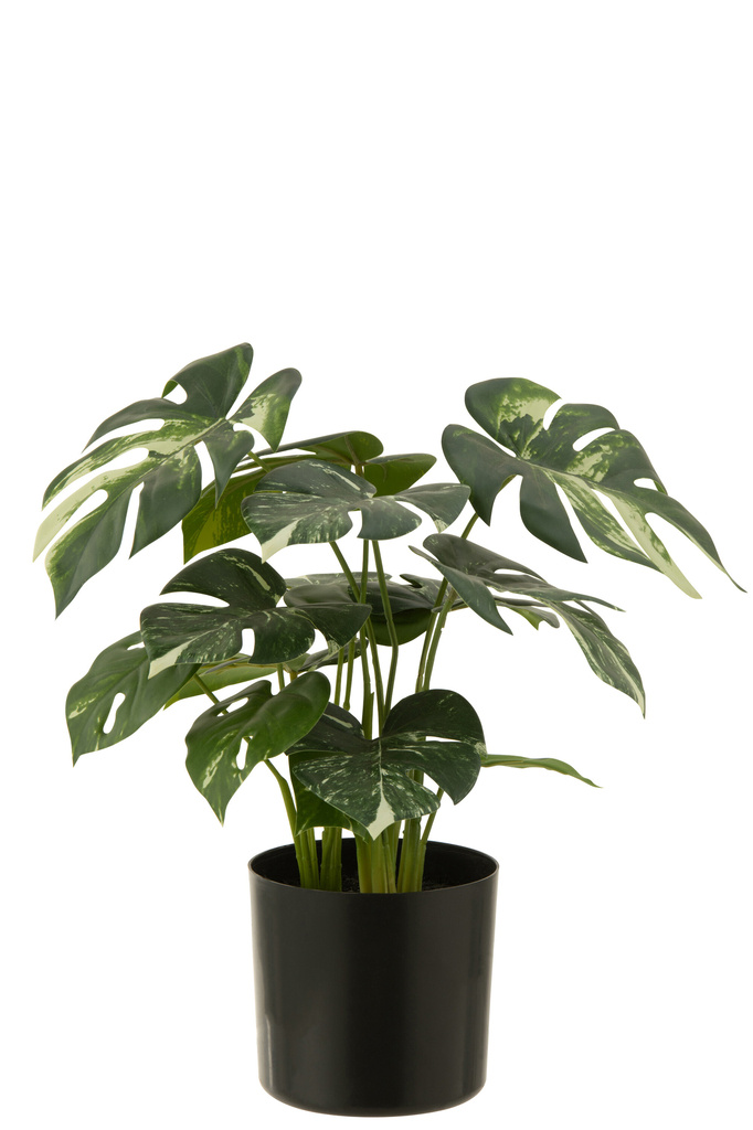 J-LINE MONSTERA IN POT – KUNSTPLANT GROEN