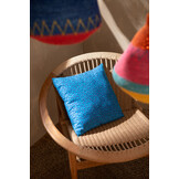 J-LINE KUSSEN PATROONSTOF – KATOEN/POLYESTER – GROEN/BLAUW – SET VAN 2 – 45 CM