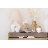 J-LINE LAMP + SHADE LEGS PAPER MACHE – WIT