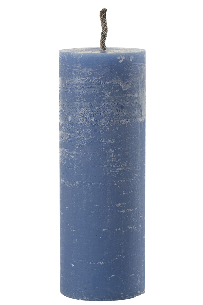 J-LINE OUTDOOR CANDLE PILLAR PARAFFIN BLUE EXTRA LARGE - 50HOURS