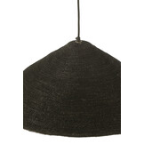 J-LINE HANGING LAMP HAT MOONJ GRASS BLACK SMALL