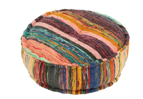 J-LINE POEF CHINDO ROND KATOEN/POLYESTER MIX