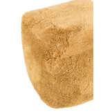 J-LINE POEF VIERKANT SCHAPENVACHT OKER