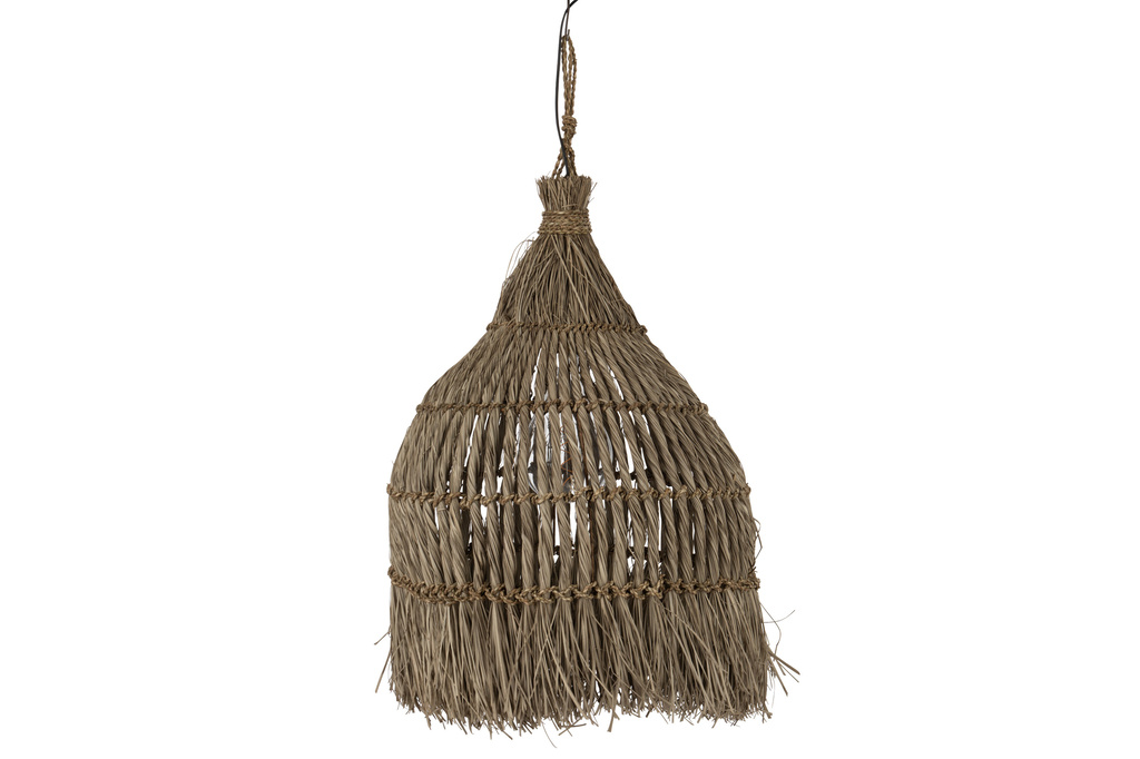 J-LINE HANGING LAMP TWIST GRASS – NATURAL LARGE