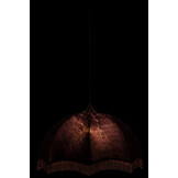 J-LINE HANGING LAMP VELVET/COTTON PURPLE LARGE