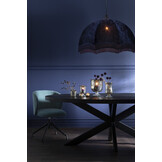 J-LINE HANGING LAMP VELVET/COTTON PURPLE LARGE