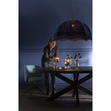 J-LINE HANGING LAMP VELVET/COTTON PURPLE LARGE