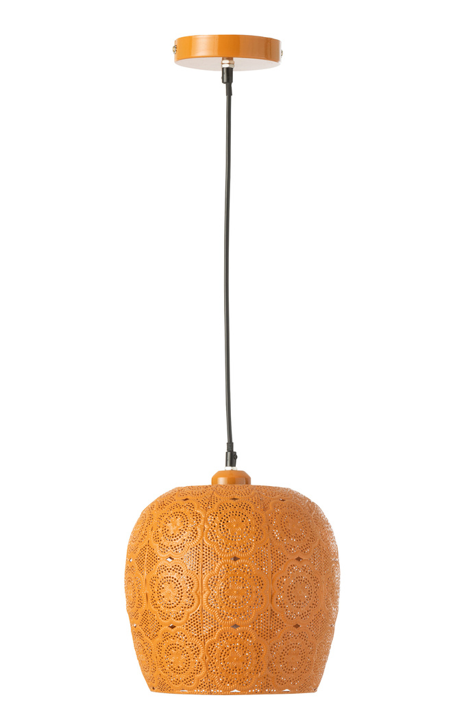 J-LINE HANGING LAMP ALIVE METAL ORANGE LARGE