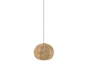 J-LINE HANGLAMP BALL BANANA LEAF NATUREL MEDIUM