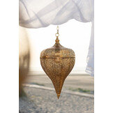 J-LINE HANGLAMP DROP METAAL GOUD LARGE