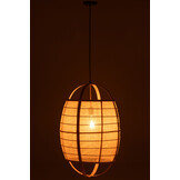 J-LINE HANGLAMP ION LINNEN/BAMBOE NATUREL LARGE