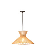 J-LINE HANGLAMP LAYERS BAMBOE NATUUR SMALL