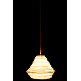 J-LINE HANGLAMP NEST RAFFIA WIT