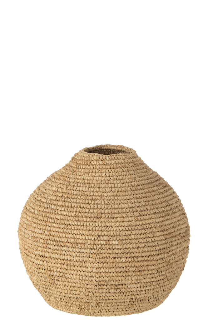 J-LINE VAZE ROND GRAS NATUREL
