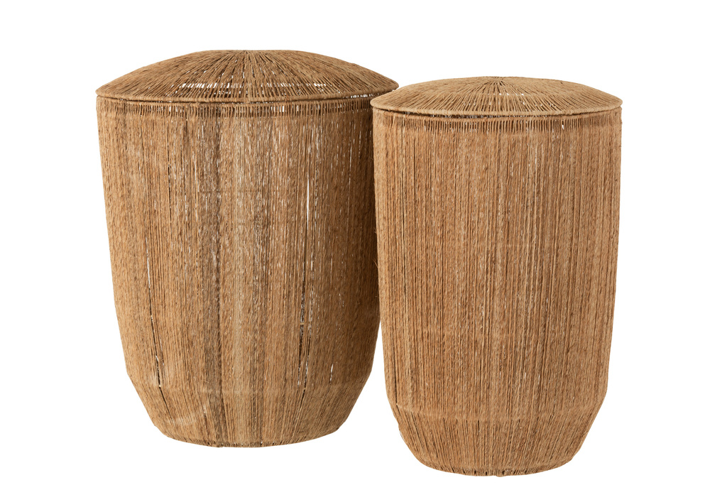 J-LINE SET VAN 2 MANDEN DANTYA LANG – JUTE NATUUR