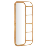 J-LINE SPIEGEL-LADDER RATTAN NATUREL