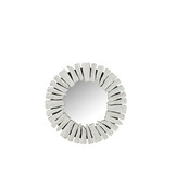 J-LINE SPIEGEL VACAY HOUT WIT KLEIN