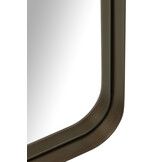 J-LINE SPIEGEL MARKUS METAAL/GLAS ZWART SMALL