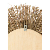 J-LINE SPIEGEL MELISSA STRO NATUREL/WIT LARGE