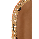 J-LINE SPIEGEL CARVED MUMBAI MANGO HOUT MIX