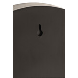 J-LINE SPIEGEL ROND – METAAL ZWARTE RAND GROOT