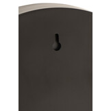 J-LINE SPIEGEL ROND METALEN RAND – ZWART SMALL