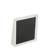 J-LINE WANDSPIEGEL VIERKANT METAAL/GLAS WIT