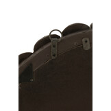 J-LINE SPIEGEL BALLS – HOUT ZWART 80×80 CM